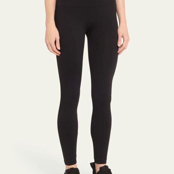 SPANX Look At Me Now Cropped‎ EcoCare Leggings size L Black NWT in packaging - Picture 4 of 8